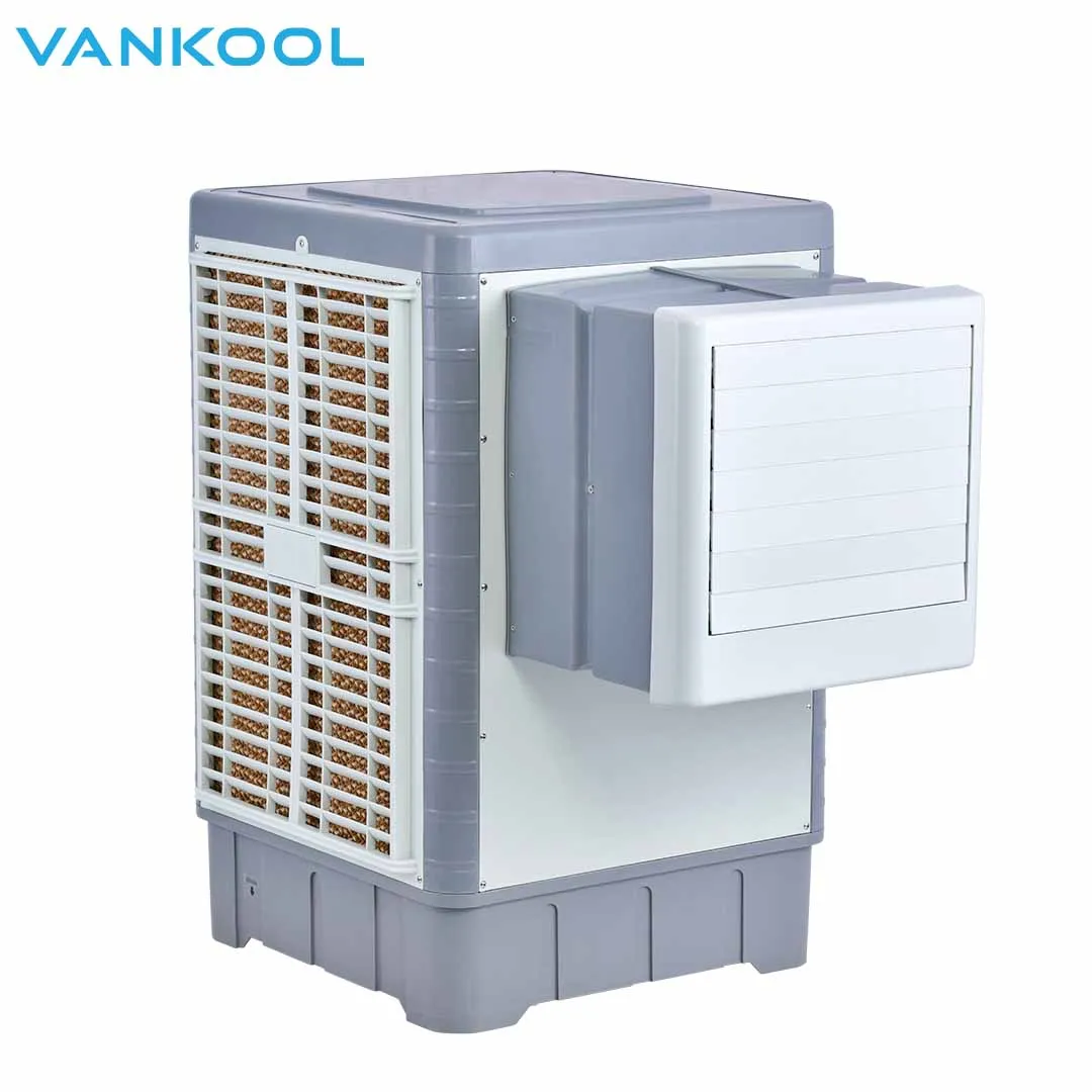 remote Solar window industrial air coolers solar water mist fan port a cool evaporative air cooler