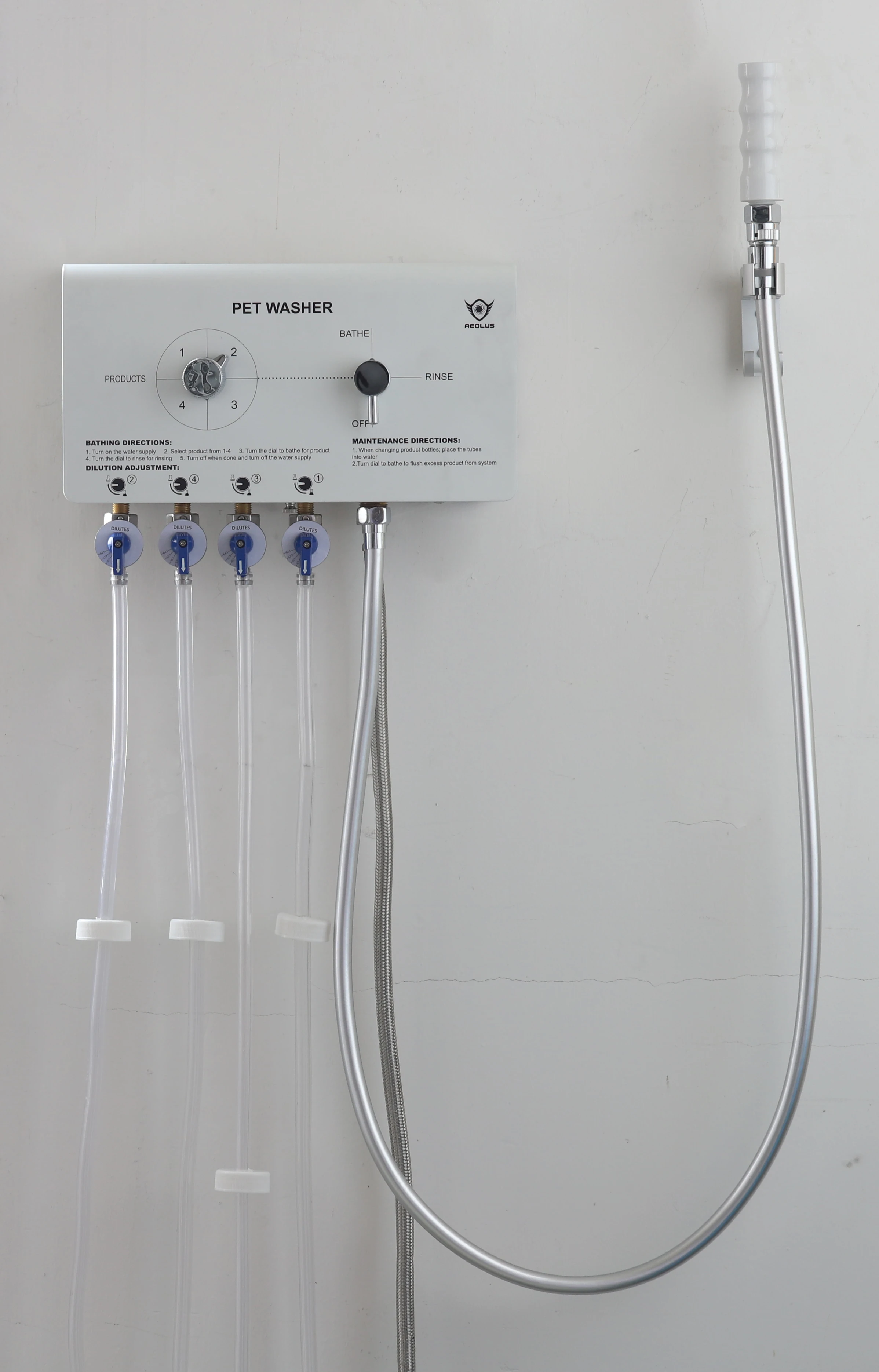 For dogs and cats Shampoo machine PW-102 New adjustable dilution shampoo machine  Mix shampoo automatically pet washer