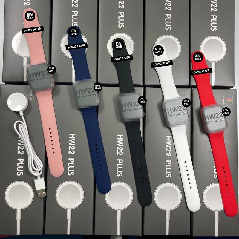 2022 HW22 PLUS Smart Watch6 7 BT Call Music Player Heart Rate smartwatch HW22 PRO MAX For IOS Android Phone