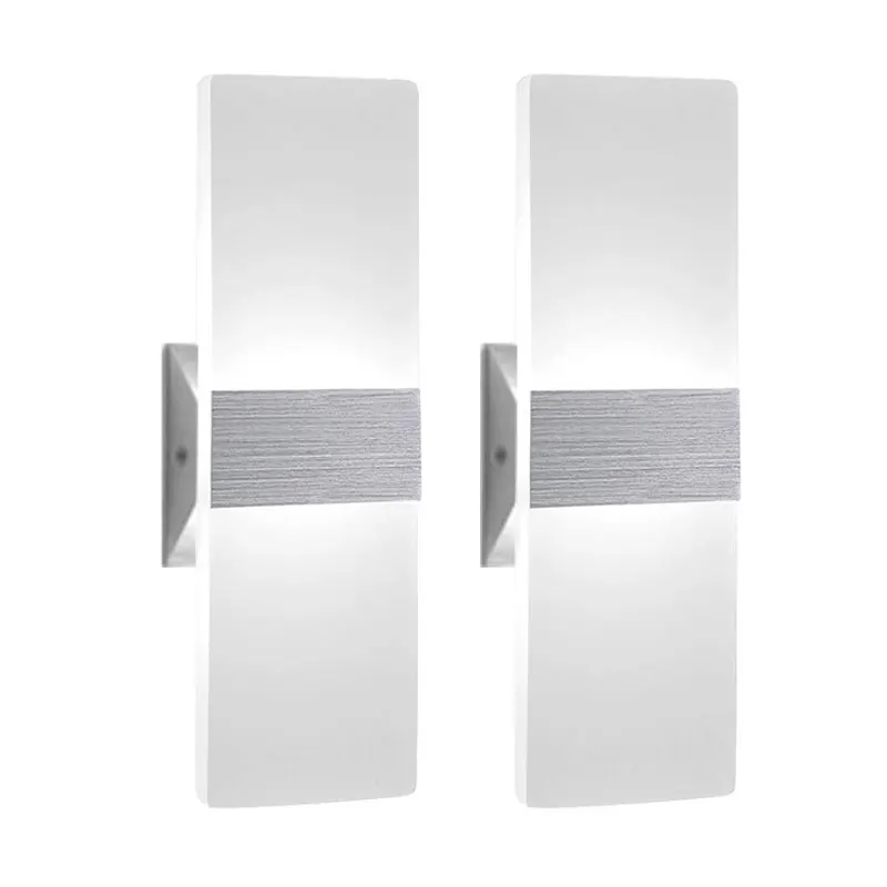 
Amazon Drop Shipping Aluminum Alloy Hotel Bedroom Modern Crystal Led Wall Sconces Lighting Acrylic Led Wall Lamp Light 