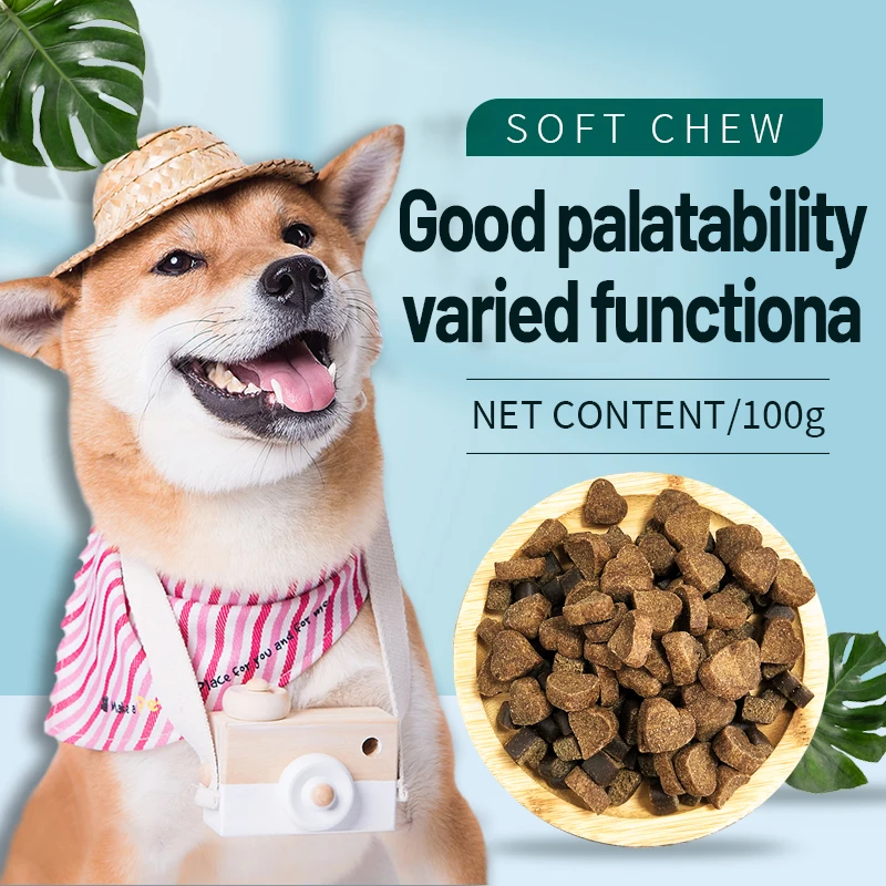 OEM/ODM Rewarding Treat Pet Functional Soft Chews Dog Supplement