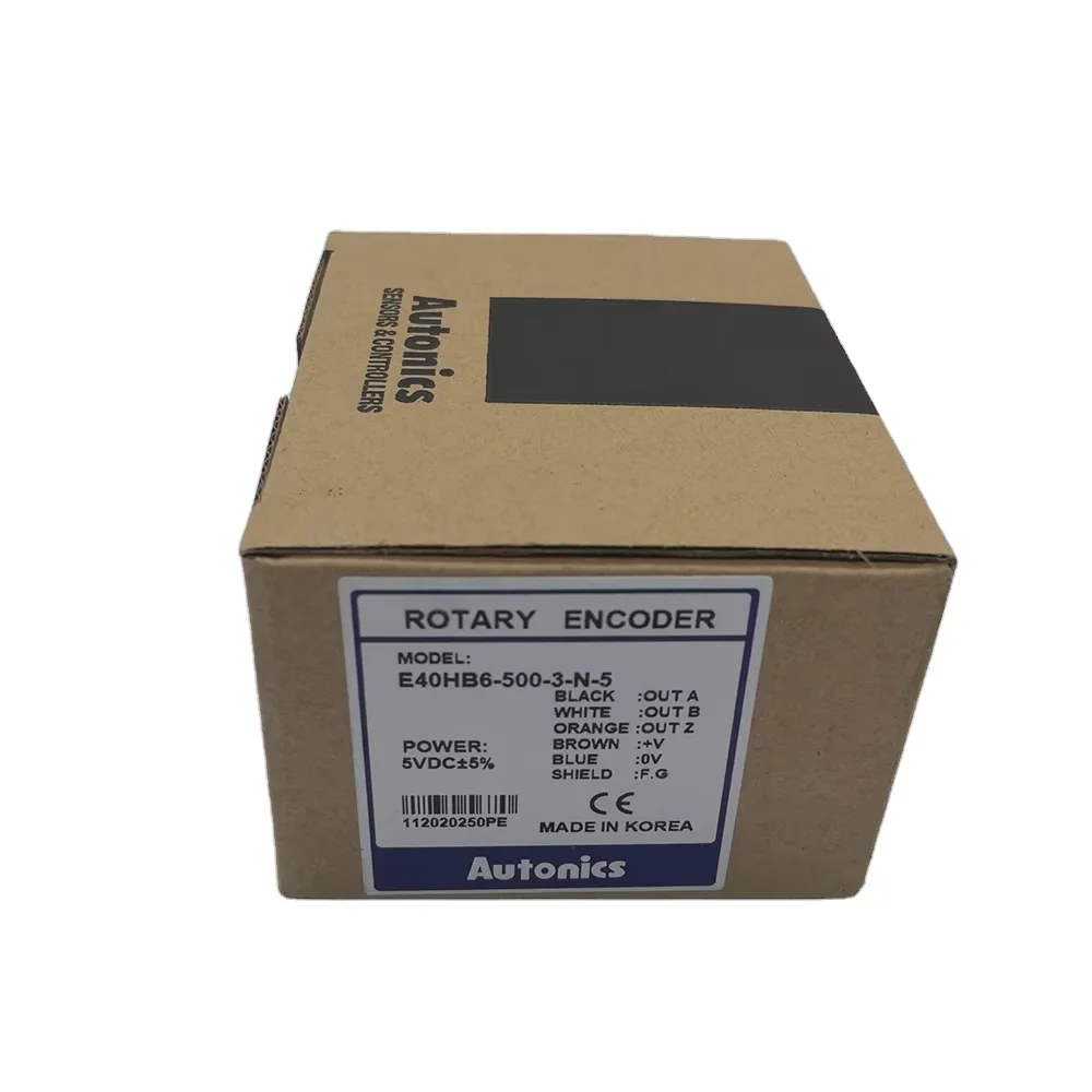 Autonics Brand New E40HB6-500-3-N-5 Rotary Shaft Encoder for Industrial Automation etc.
