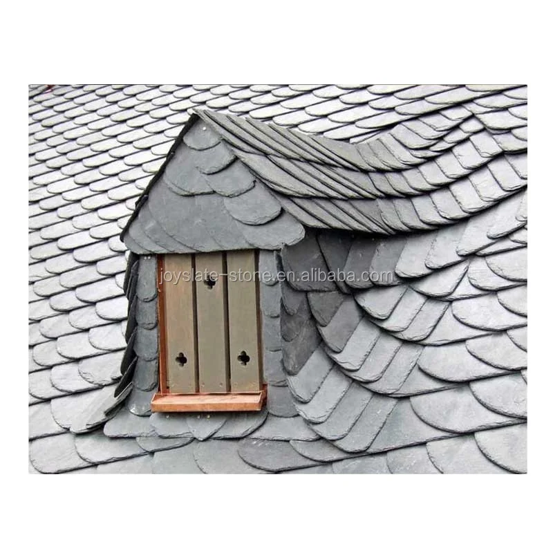 Wooden house villa building materials fish scale roof shingles / roof+slate+tile