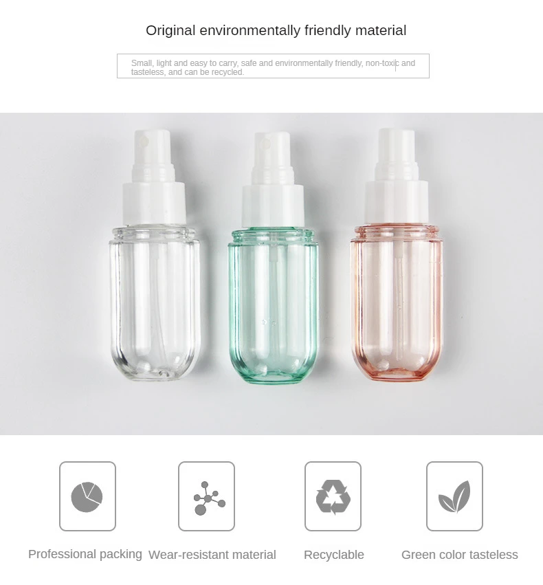 Empty Skincare Toner Packaging Custom Logo Frosted Black Pink Hair Body Face Fine Mist Spray Bottles