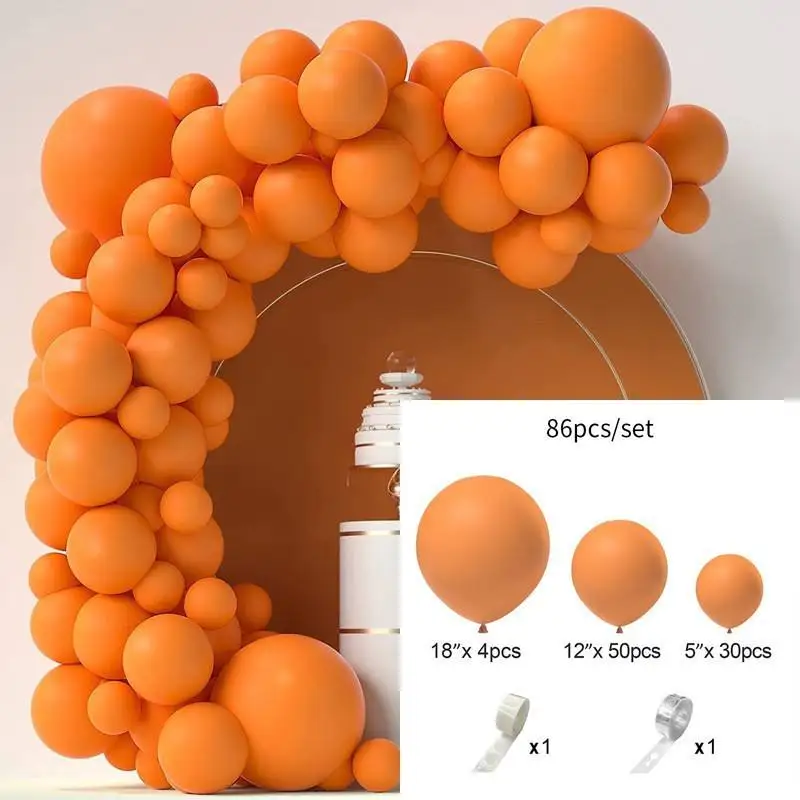 wholesale support 86pcs Retro Multiple Colors Balloon Set for For Mother Day