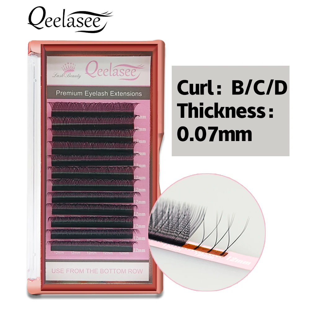 Qeelasee YY Lashes Eyelash Extension Wholesale Premade Volume Fans YY Beauty Lashes Eyelash Extension