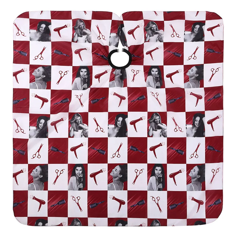 W-S661A Waterproof Antistatic Hairdressing Apron Hair Cutting Cloth Salon Barber Gown Cape for Adults
