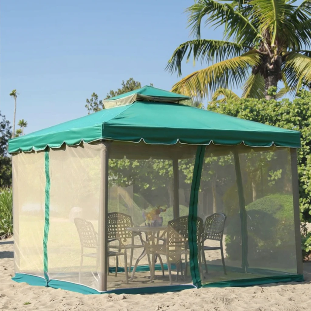 European Style Roman Tent Outdoor Beach Umbrella Commercial Sunshade Pavilion Surround Cloth Mall Sun Umbrella Stall Accessory