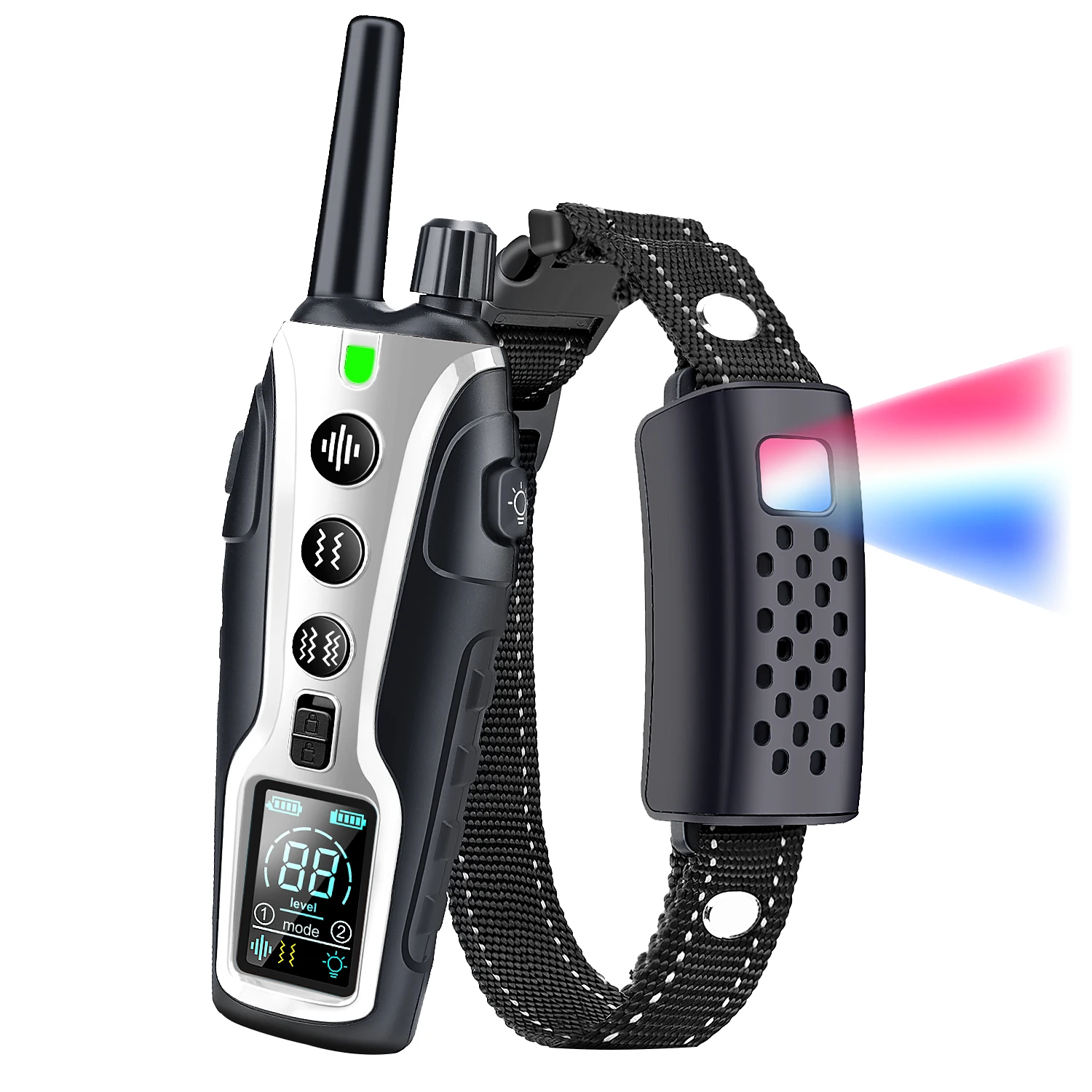 2024 Best Waterproof Dog Training Collar Remote Sustainable No-Shock Two-Way Communication Technology 3 Modes for Bark Control