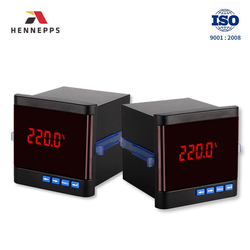 Цифровой измеритель коэффициента мощности Hennepps однофазный ЖК RS485