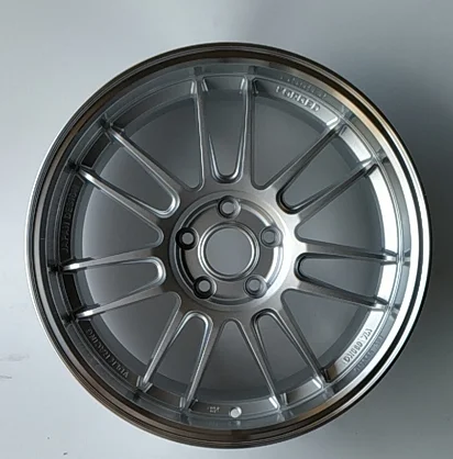 Custom 18 inch 7 spoke alloy silver finish passenger car wheels rim fit for jaguar xtype
