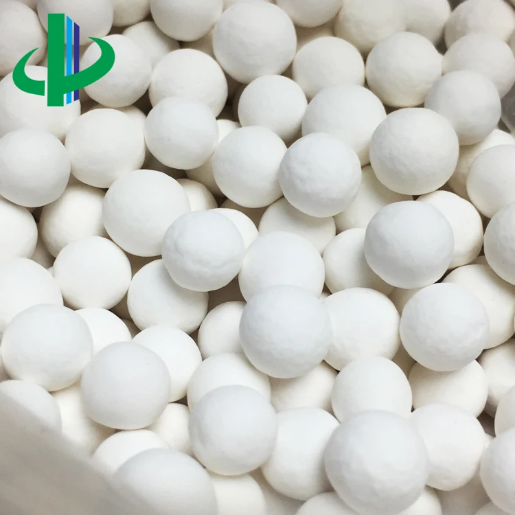 Strong Absorbent Alumina Kmno4 Ball Activated Alumina Ball 05mm For Remove H2S And as desiccant.