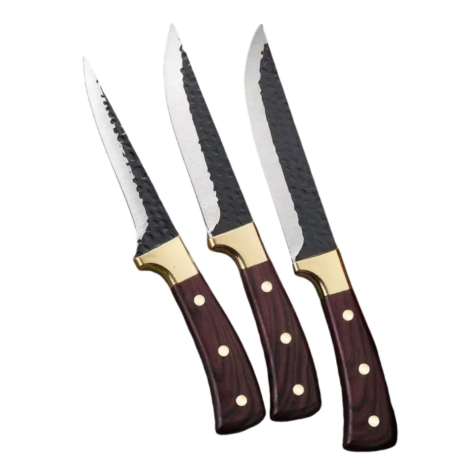 5/6/7inch 3Cr13mov Stainless Steel Butcher Knife with PP+painting Handle Outdoor Multi-functional Custom Knife