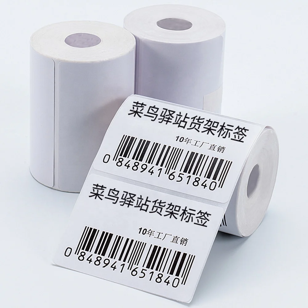 Factory Sale Label Roll Blank Sticker Direct Thermal Paper Label