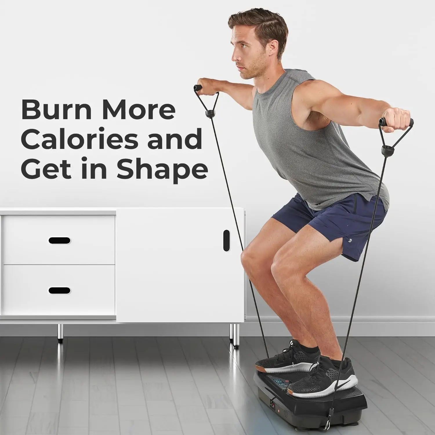 2024 Best Selling Wholesale Crazy Fitness Massage Vibration Plate Exercise Machine For Burn Calories