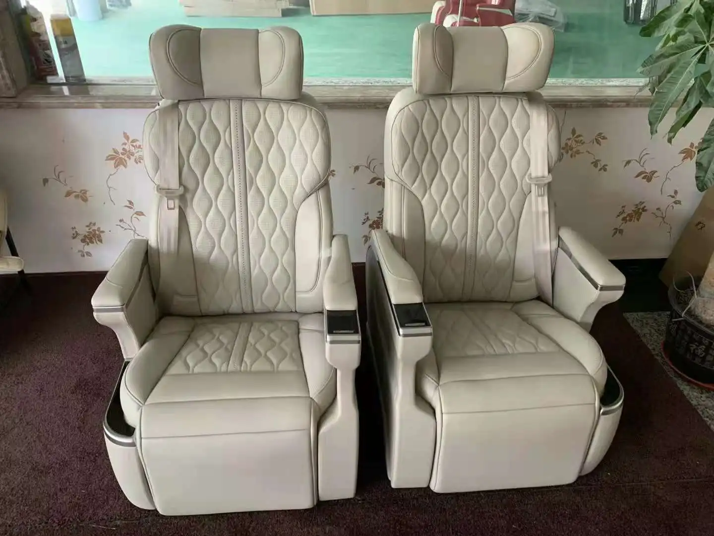 PU Leather Car Seat Modificaiton MPV SUV Luxury Automotive Aero Seat for Mercedes Benz V-class Vito w447 Single tuning seat