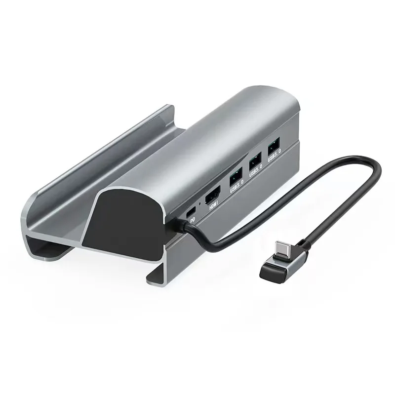 New 2023 6 in 1 USB C Type C Hub Multiport Docking Station With 4K HDMI USB3.0 PD Charging 1000M for Macbook Windows Steam Deck