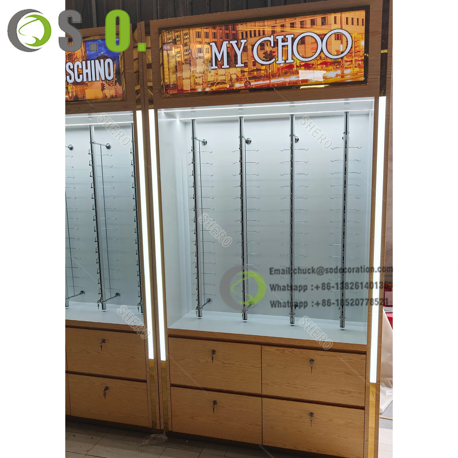 Высококлассная подходящая цена Duty Free магазин витринный шкаф аксессуары полка мебель