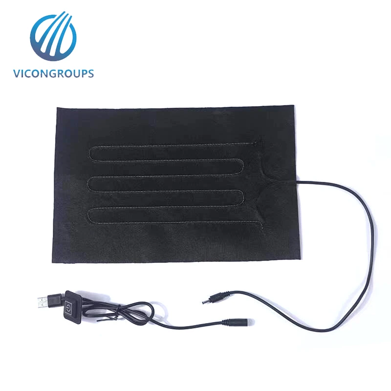 Custom DC 5V Three speed regulation USB Electric Cloth Heater Pad Heating Element