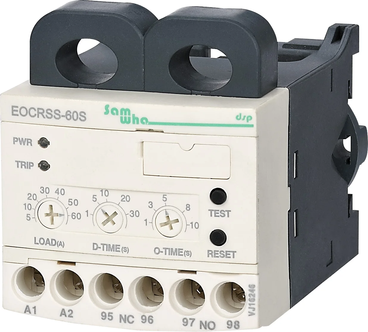 Samwha-dsp EOCRSS-60S Premium Type) (5-60A) (Un:180-460 VAC) Electrical Digital Motor Protector Relay