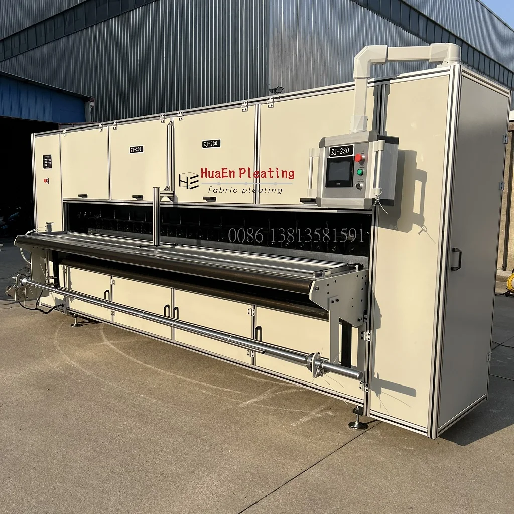 Changzhou HuaEn Factory ZJ-230 plise perde mosquito mesh insect screen curtain pleating machine