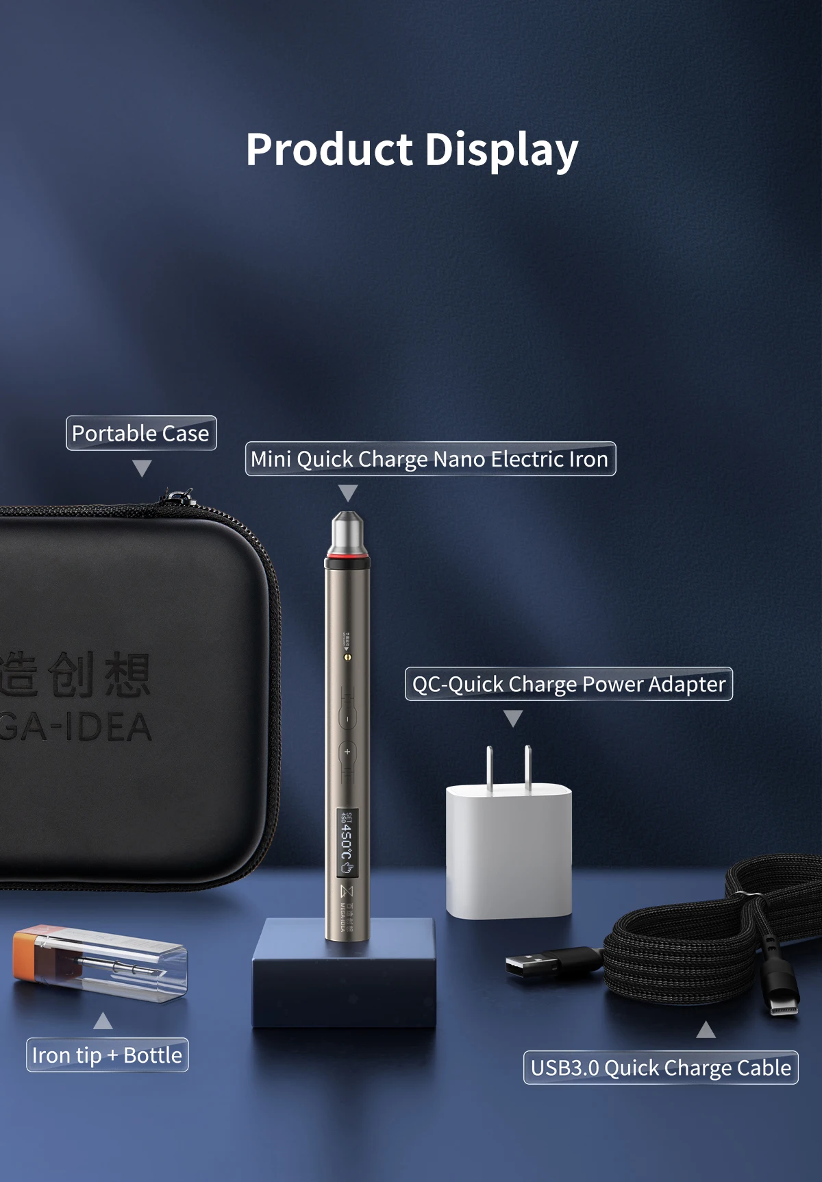 Qianli Mega-idea Mini Quick Charge Nano Electric Iron