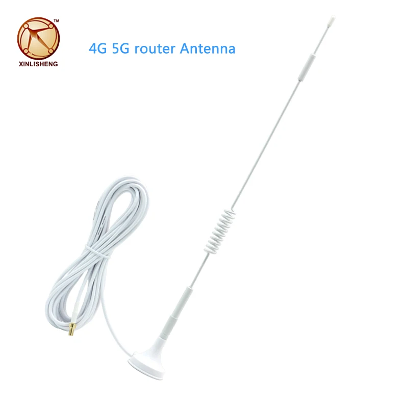 Long distance 4G 5G onmi lte 5ghz 12dBi sucker Antenna white whipsignal Amplifier spring Antenna for receiver signal
