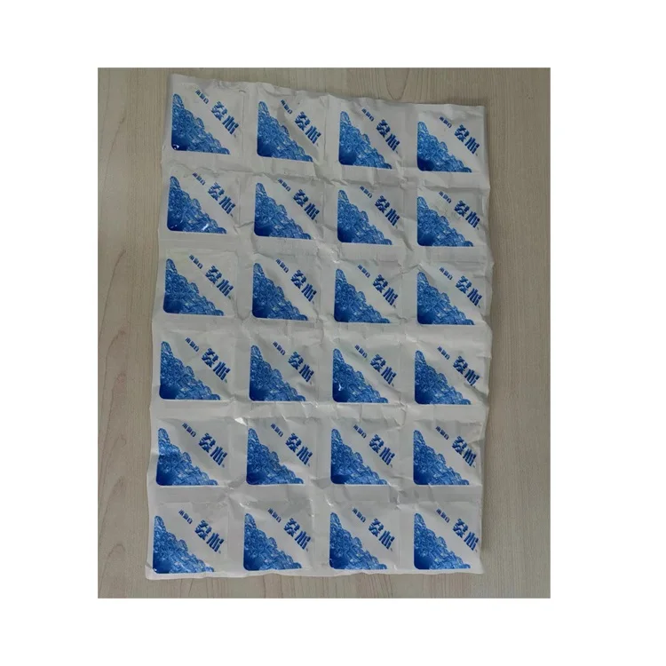 perfect condition Gel/super absorbent polymer PE+PA Ice pack Used for food and cold chain transportation