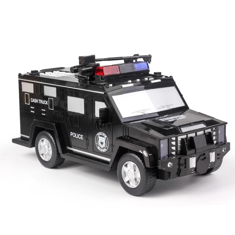 Baby Finger Print Truck Car Saving Coin Piggy Bank Automate Cash Roll Money Box Password Music Toys Manufacturers
