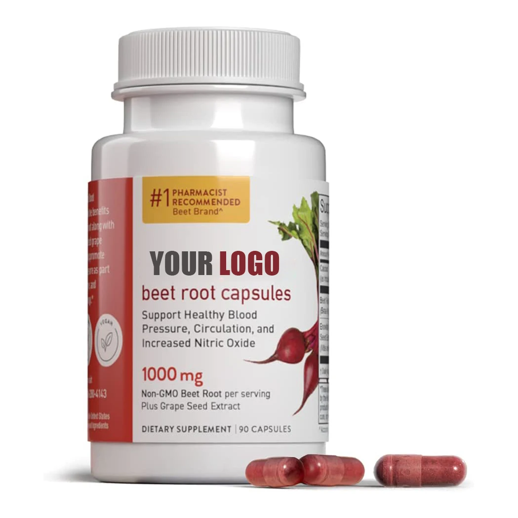 Quick Release Beet Root Powder Capsules Supports Nitric Oxide Production Blood Pressure Clinically Studied Antioxidants