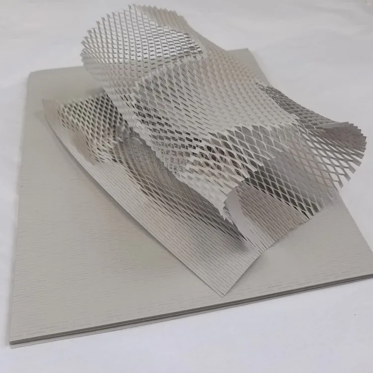 
Customized Size Cushion Paper Honeycomb Recyclable gray Kraft Wrapping shockproof packaging Paper 