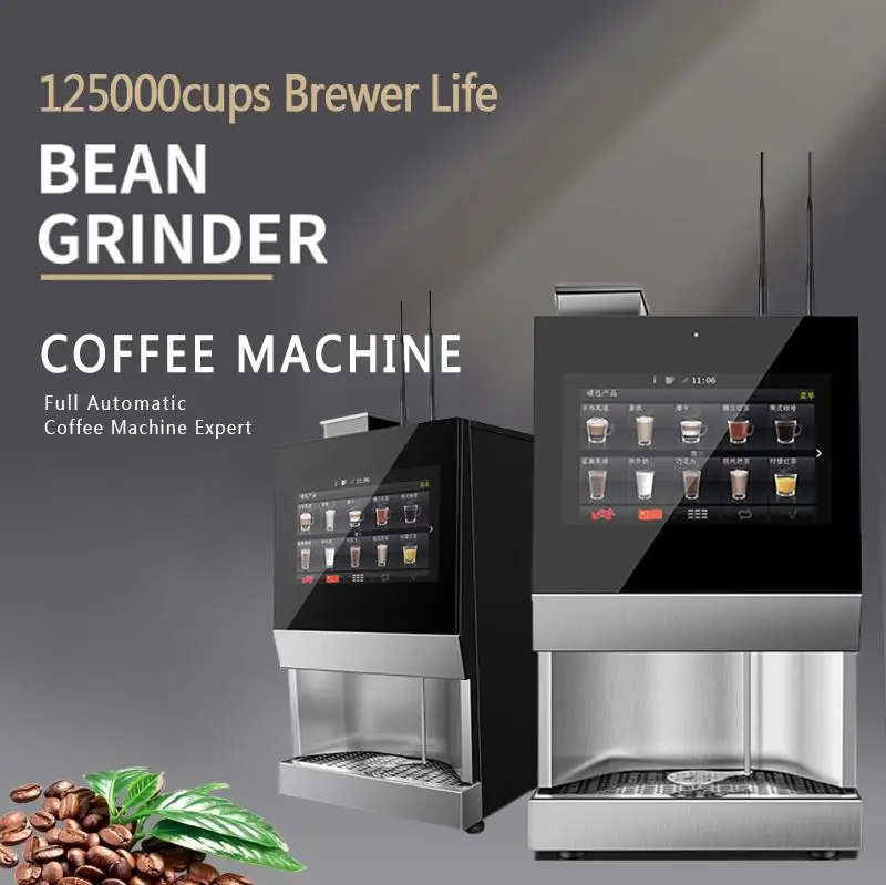 Self service coffee vending machine Commercial table top coffee Machine fully automatic coffee machine with grinder