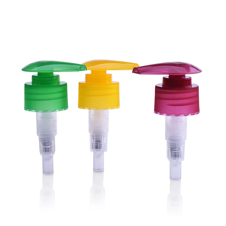 Wholesale free sample 28mm shampoo pump,custom plastic 28/410 lotion pump dispenser