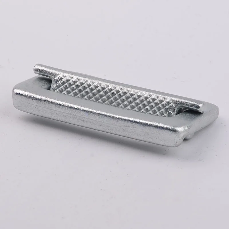 Safety 19mm Width Metal Steel Buckle For Bag customized logo alloy steel 45mm Slider buckle with 18KN for parachute harness