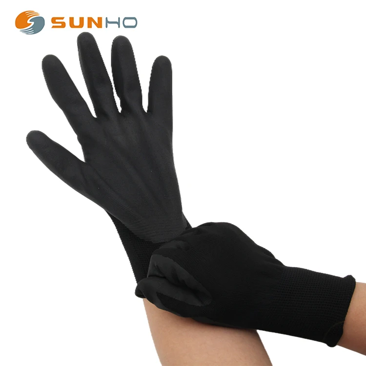 Sunnyhope изготовленным на заказ логосом вязаный 13 датчиков с подкладкой из полиэстера полностью ориентированной нитью покрытая Полиуретаном защитные