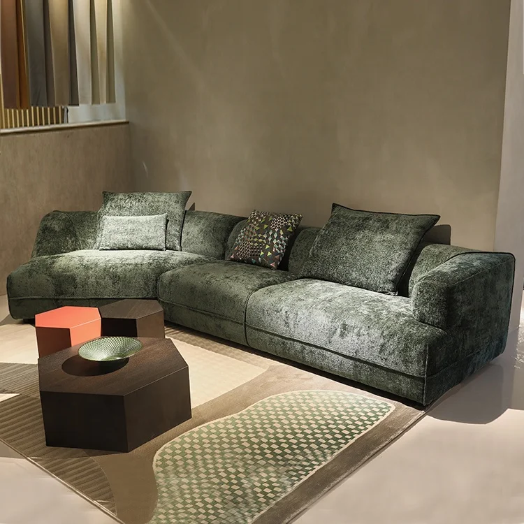 Hot Fashion High Resilience Sponge Nordic Modern Sofa Set Luxury Living Room Fabric Designs Furniture