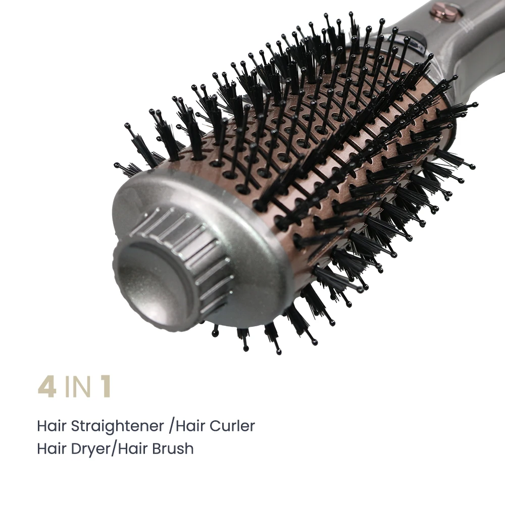 FMK Wholesale Hot Air Hair Volumizer Dryer Private Label Personal Use Blower Electric Hair Air Blowout Brush Dryer
