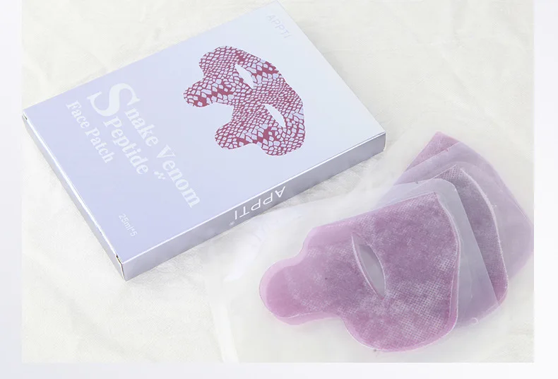 Snake Venom Peptide Face Patch 25ml*5 Tablets Per Box Smoothing And Nourishing Soft And Elastic Eye Mask