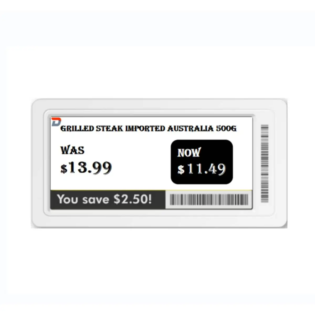 Electronic Shelf Label 2.9 inch E-paper Display Price Tag
