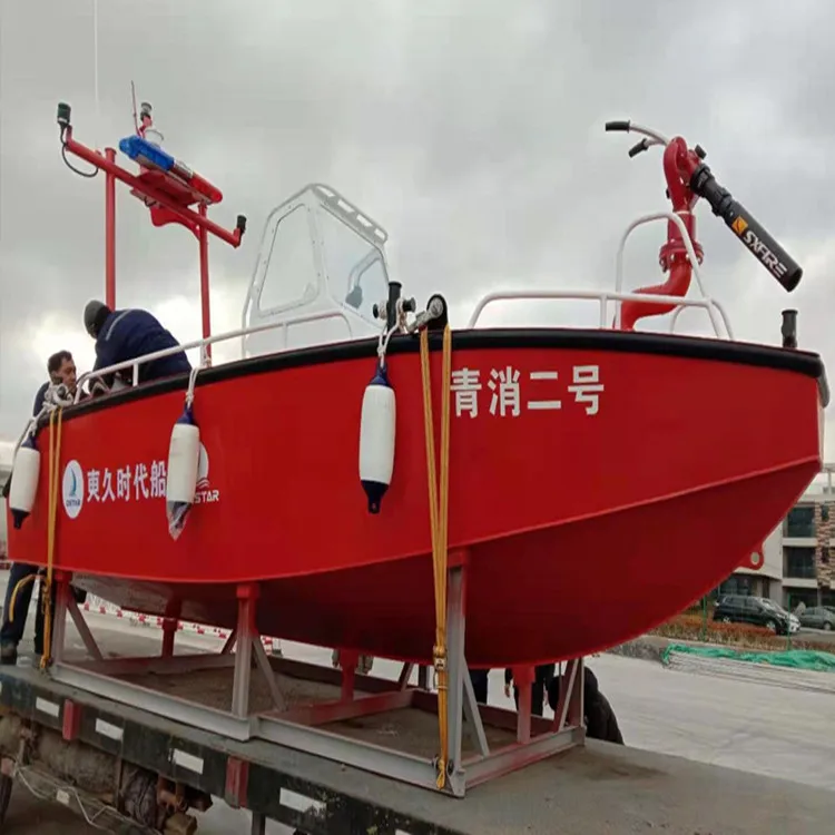 Sea rescue working Aluminum Fire boat / Pilot boat
