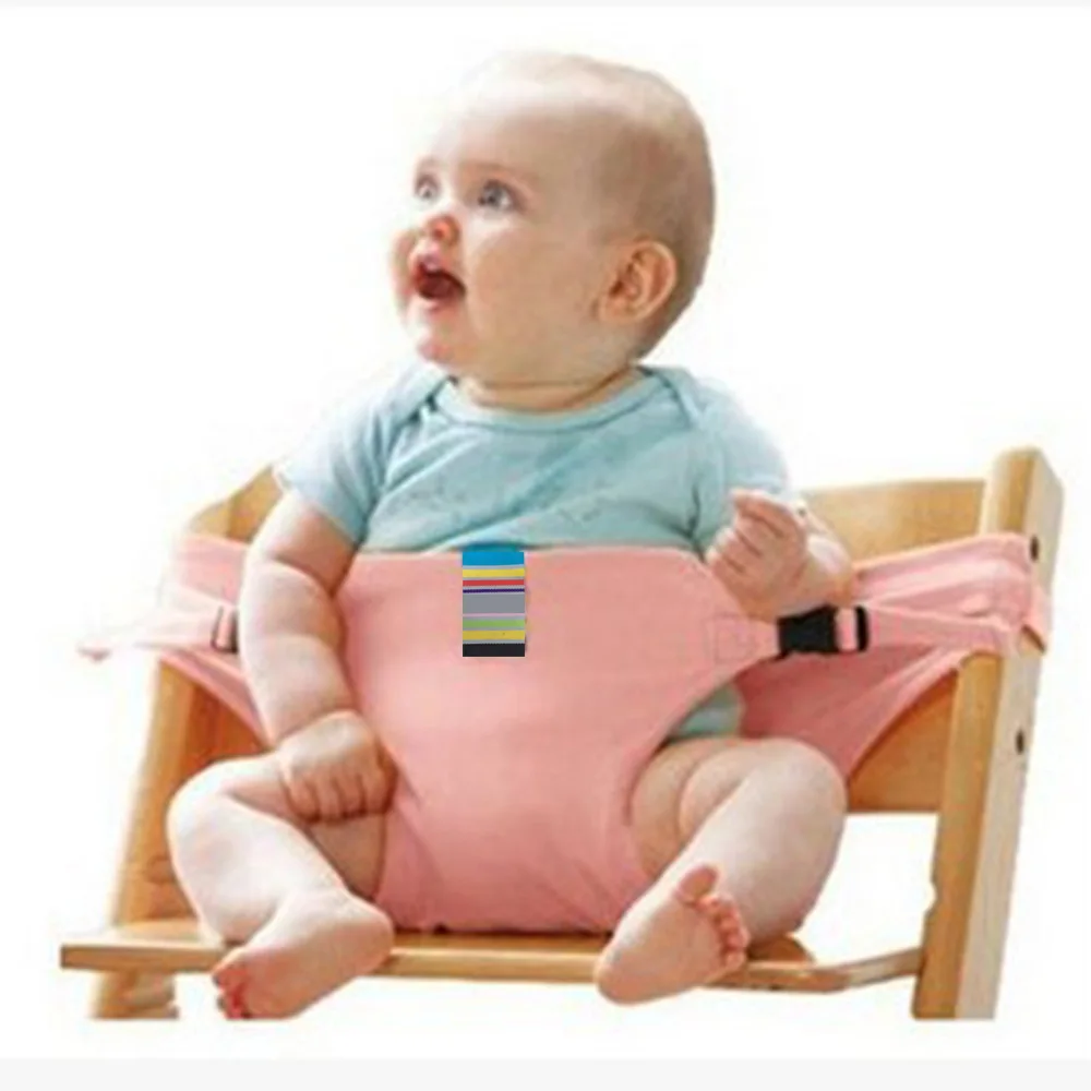Baby Chair Harness Travel Safety Belt Toddler Feeding Booster Portable Easy Seat with Adjustable Strap
