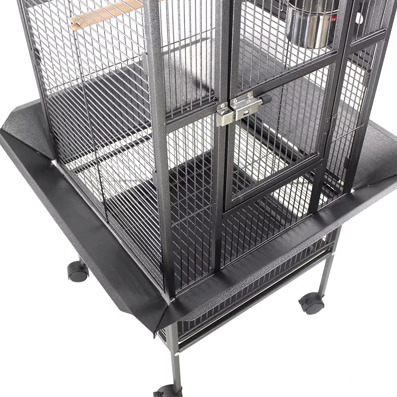 Joysing Wholesale the Best Quality Large Metal Material Aviary Pet Parrot Roof Breeding Bird Cage