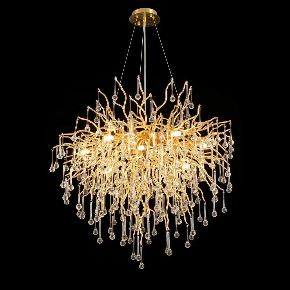 modern chandeliers for dining room custom made tree branches chandelier luxury rain drop chandelier