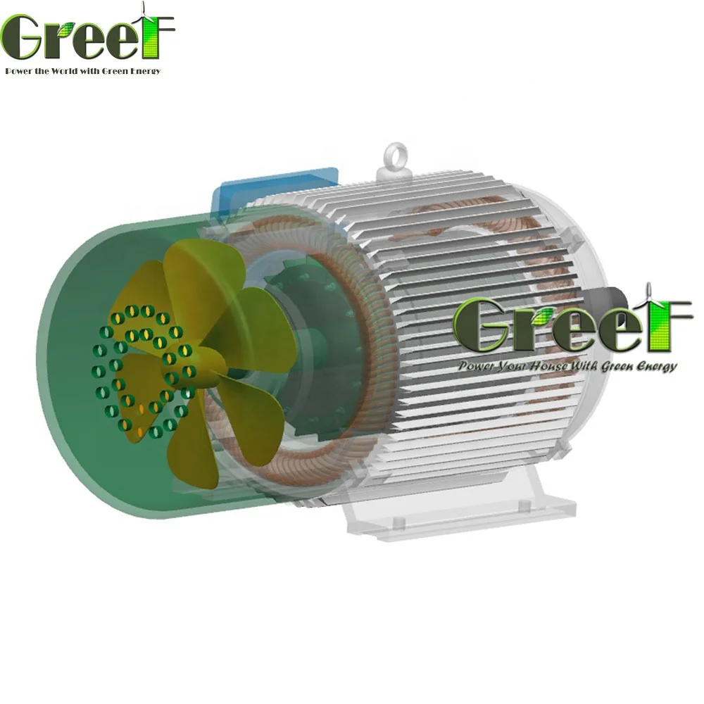 40 kw 375 rpm 3 phase ac low rpm Permanent Magnet Synchronous generator