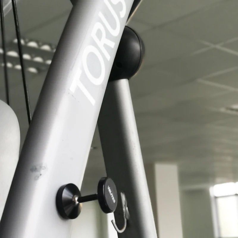 Gym Metal Rack Universal Magnetic Mobile Support Phone Stand Holder with Double Side Magnet for Sport