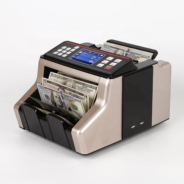 Professional Cash Counter Intelligent Note Counting Banknote Money Counter Machine 2830