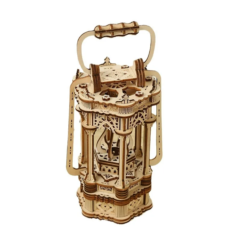2025 Assemble Toys Victorian Lantern Jigsaw 3D Diy Wooden Puzzle