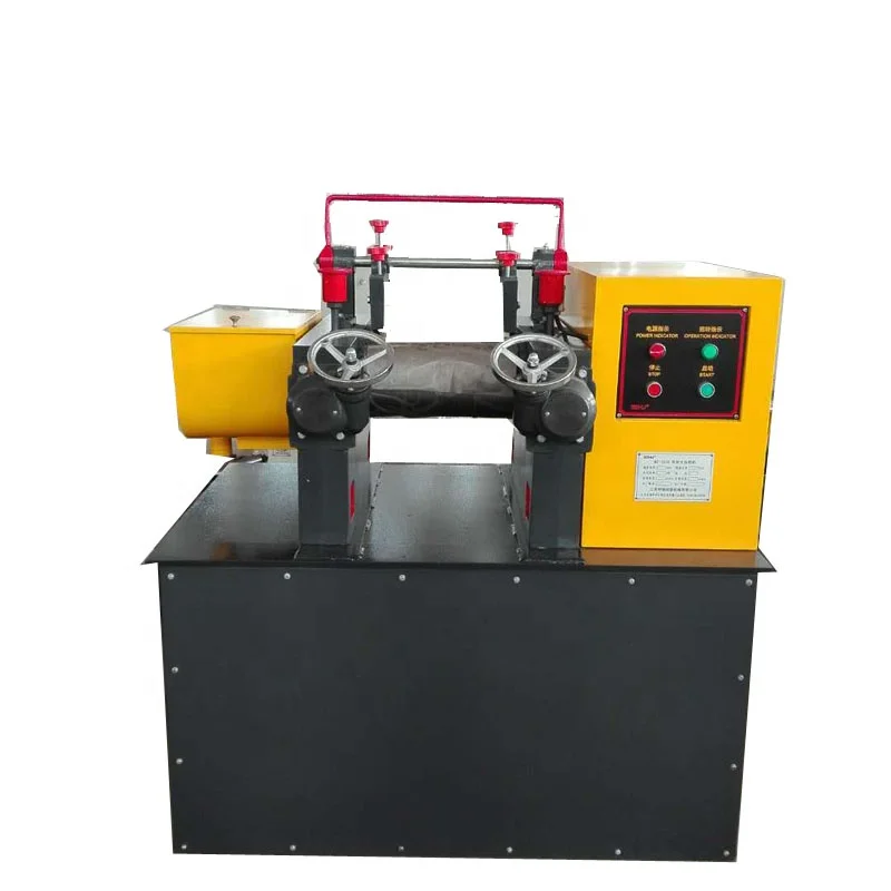 6 inch lab silicone rubber open mixing mill