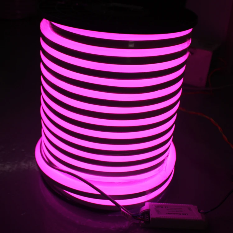 DC24V AC110V 220V RGB светодиодные гибкие неоновые огни DMX IP68 Водонепроницаемая неоновая полоска