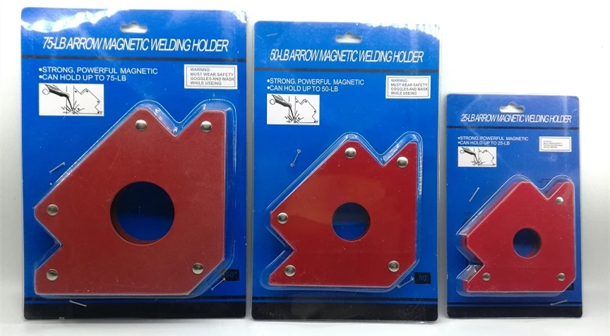 3 Angle Arrow Welding Magnet Clamp 90 Degree holder Welding  Magnet for welding